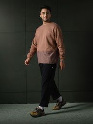 Dual Pockets Crewneck
