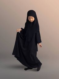 Maryam Abaya Anak - gamis anak perempuan