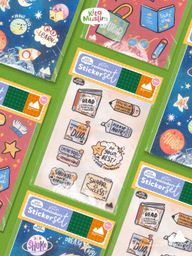 Kita Muslim Glitter Reminder Sticker Set