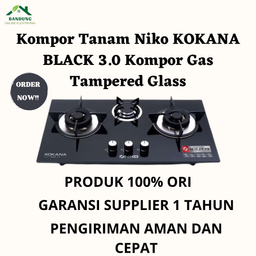 KOMPOR TANA NIKO KOKANA BLACK 3 TUNGKU