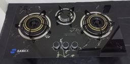 SANEX Kompor Gas 3 Tungku Tanam HITAM