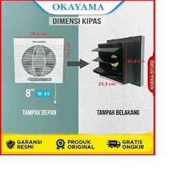 EXHAUST FAN OKAYAMA OK-8D
