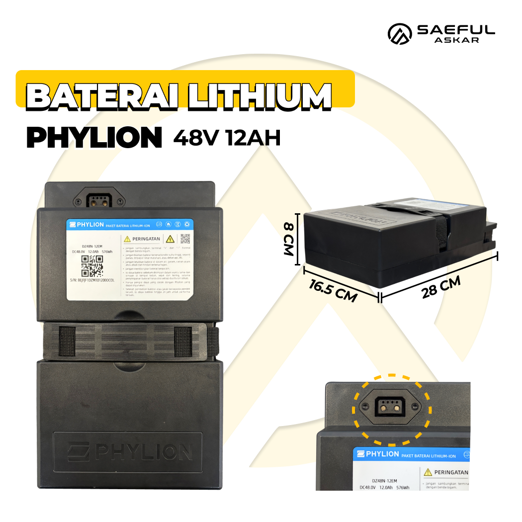 Baterai Lithium Phylion