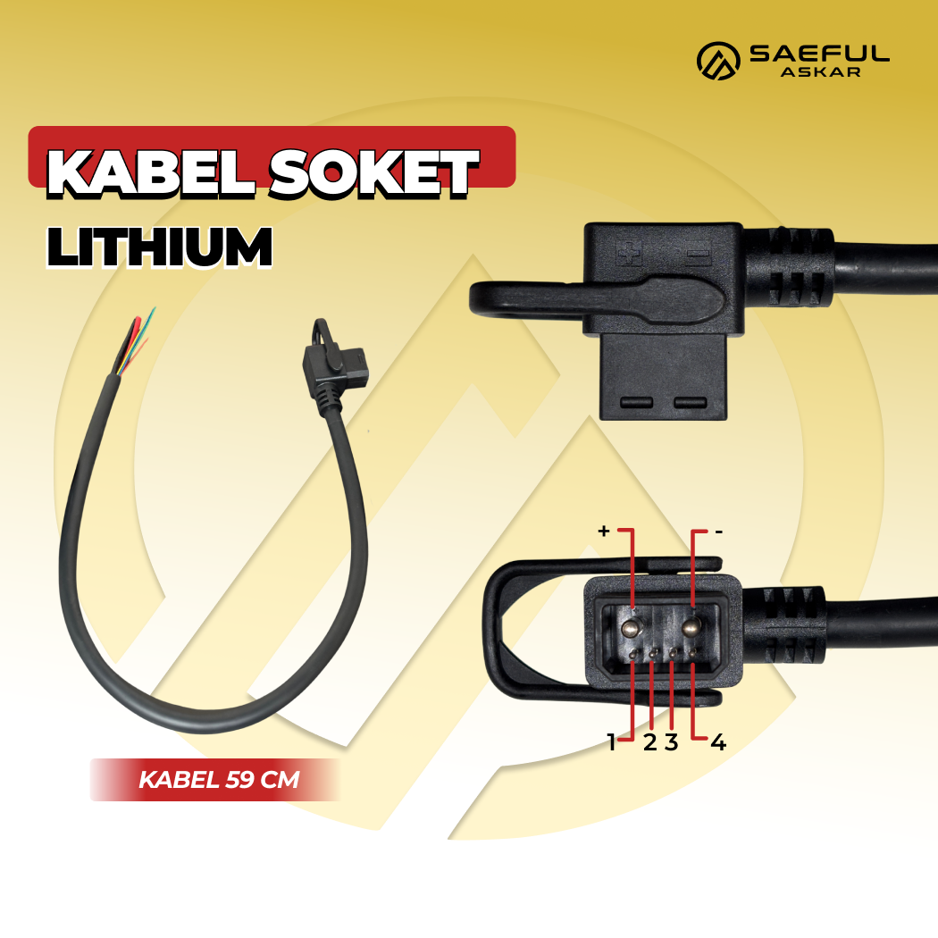 Soket Lithium 2+4