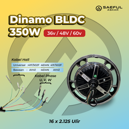 Dinamo BLDC 350W R16