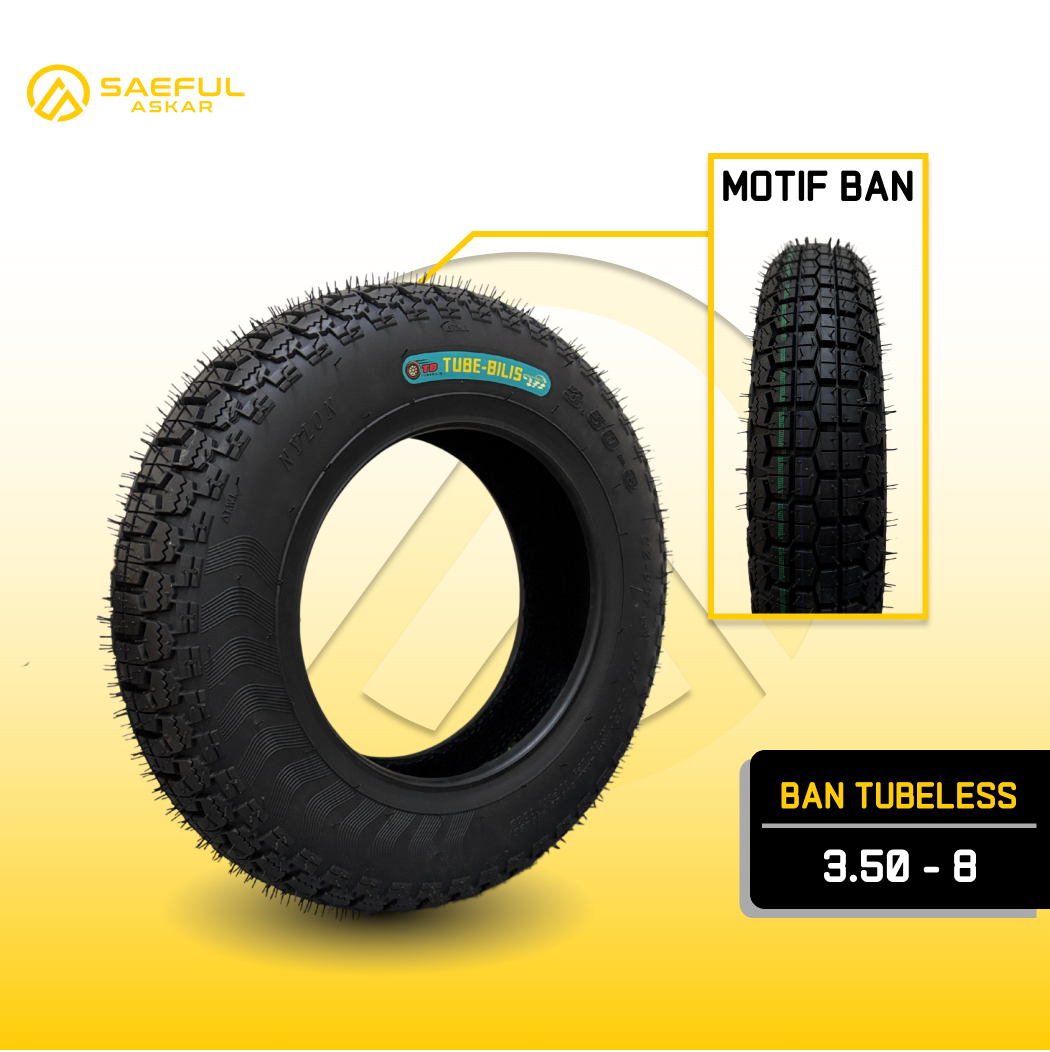 Ban Luar Tubeless Ring 8