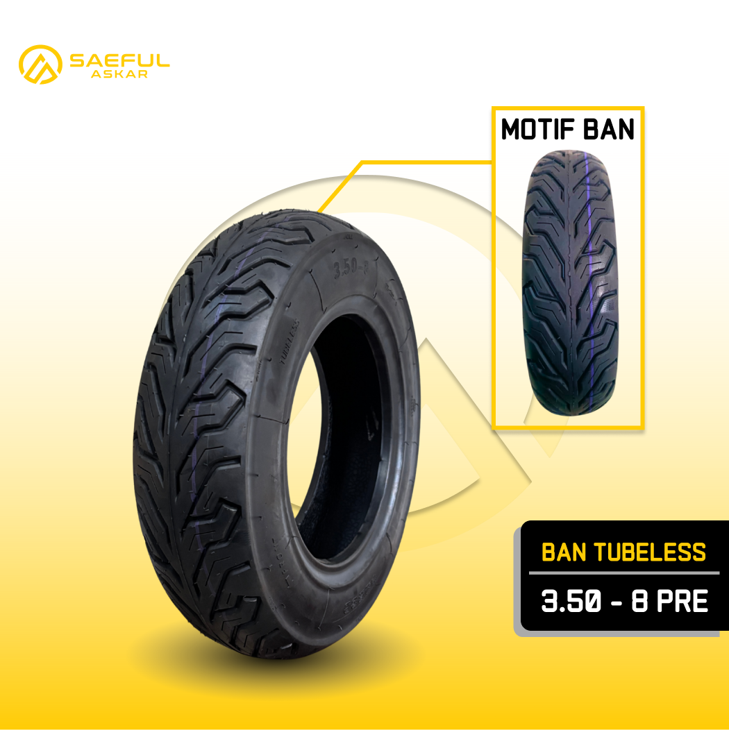 Ban Luar Tubeless Ring 8