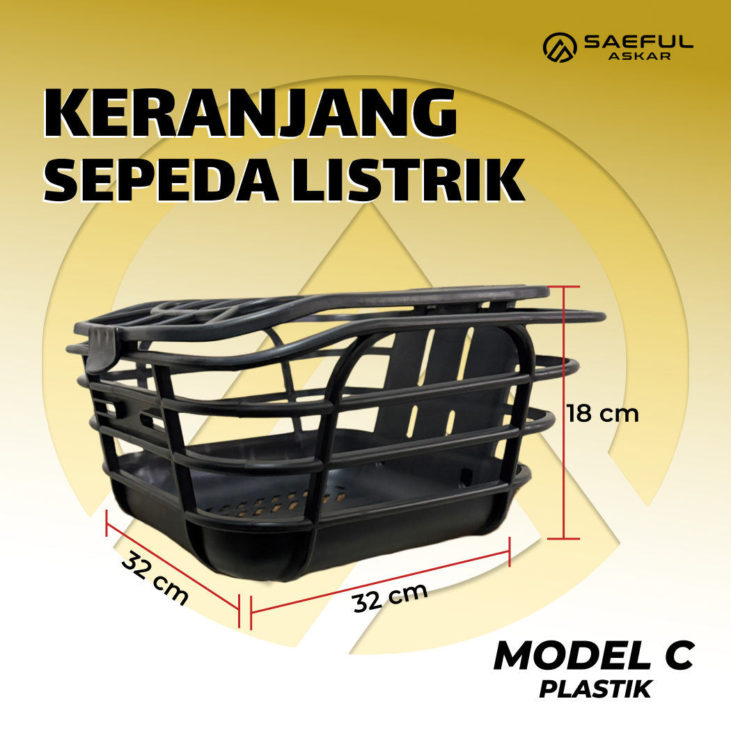 Keranjang Depan Plastik