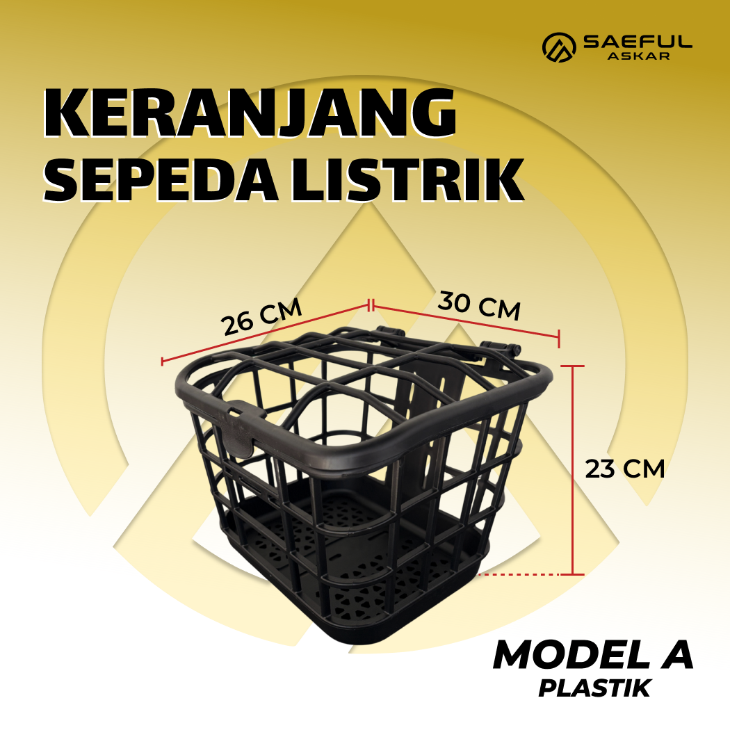 Keranjang Depan Plastik