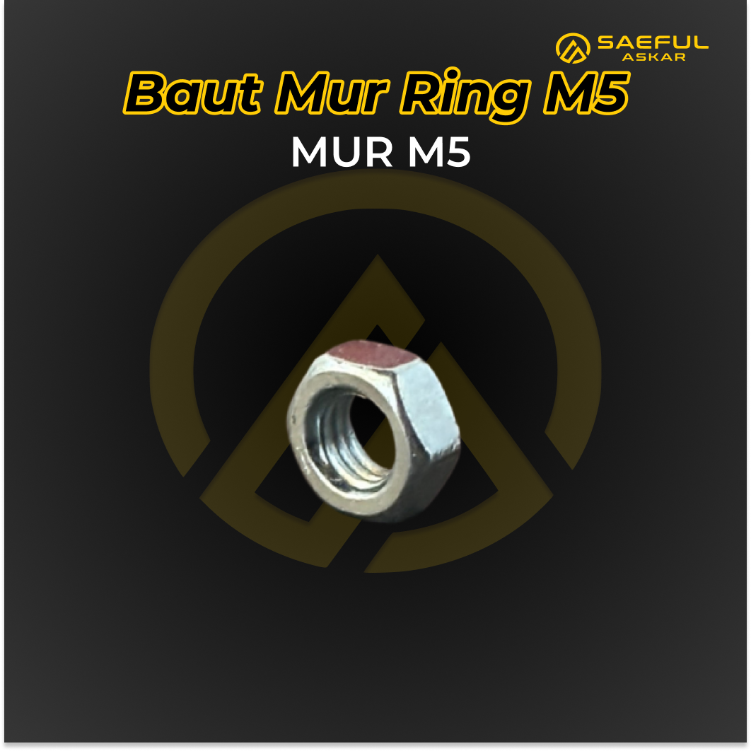 Baut Mur Ring M5