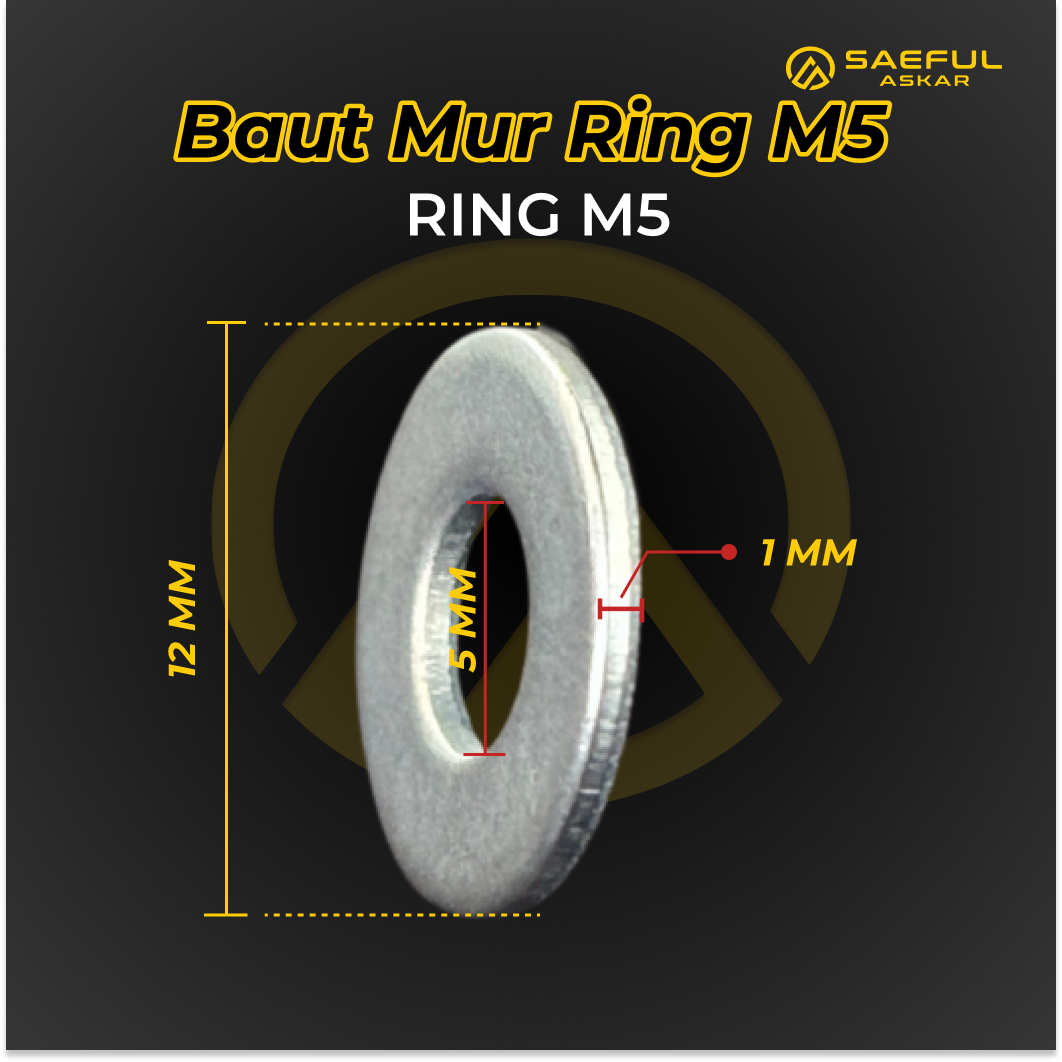 Baut Mur Ring M5