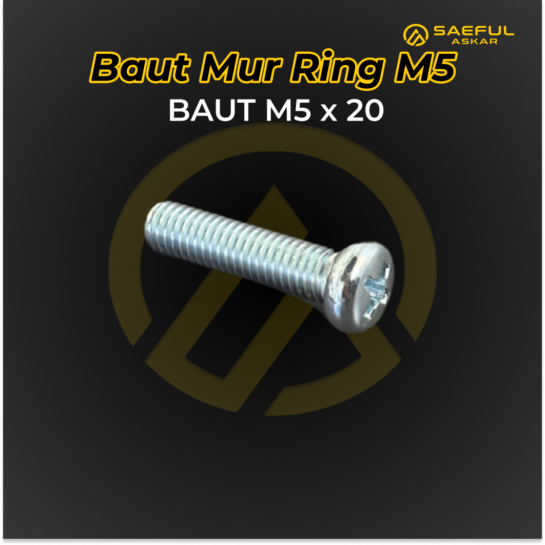 Baut Mur Ring M5