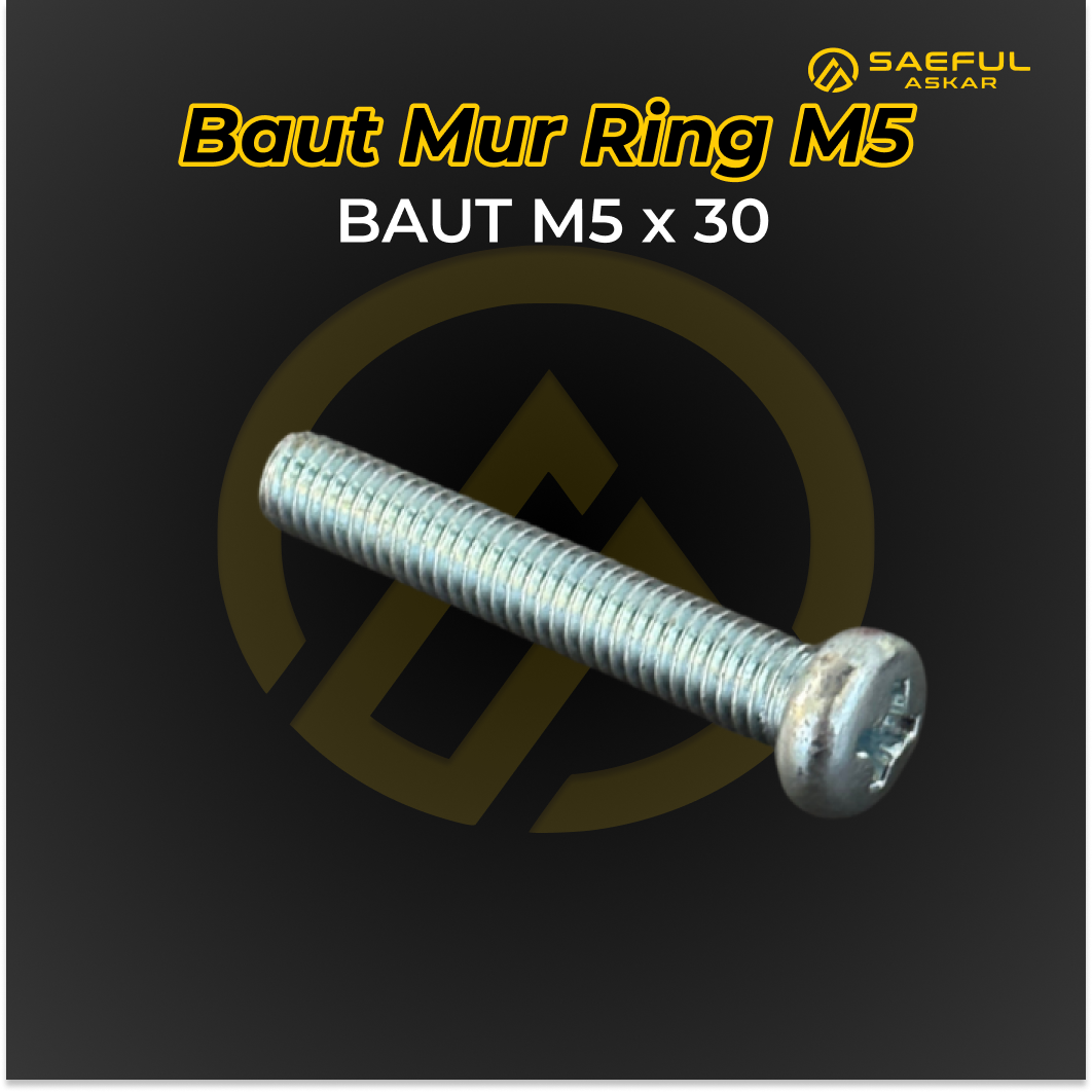Baut Mur Ring M5