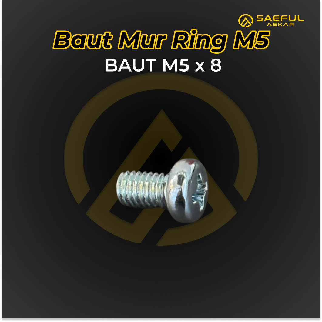 Baut Mur Ring M5