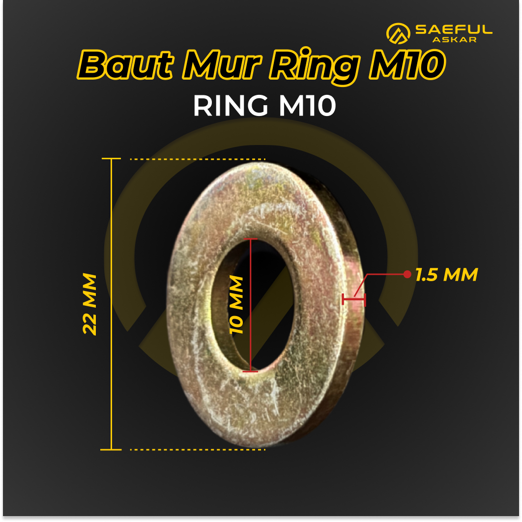 Baut Mur Ring M10