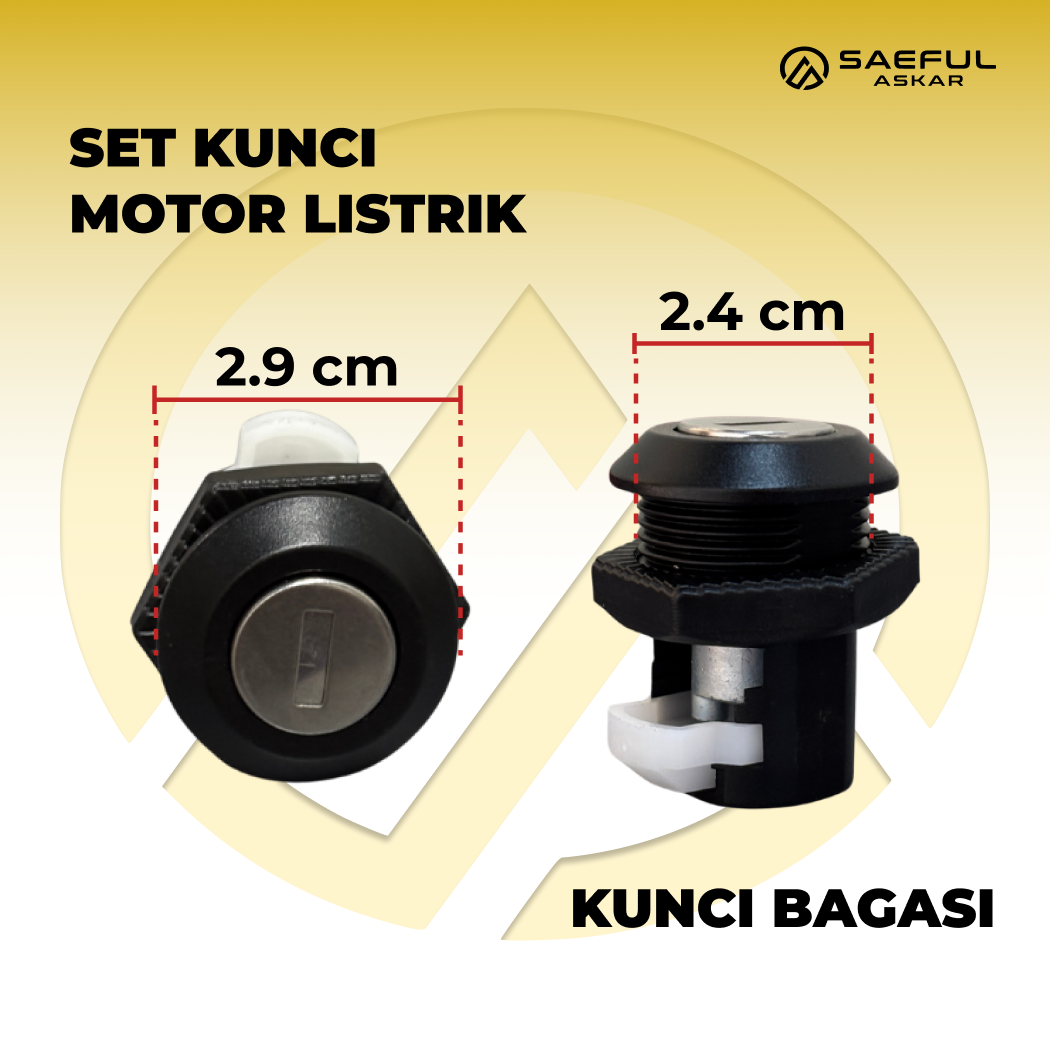 Kunci Kontak Set Dashboard Bagasi Greentech VP