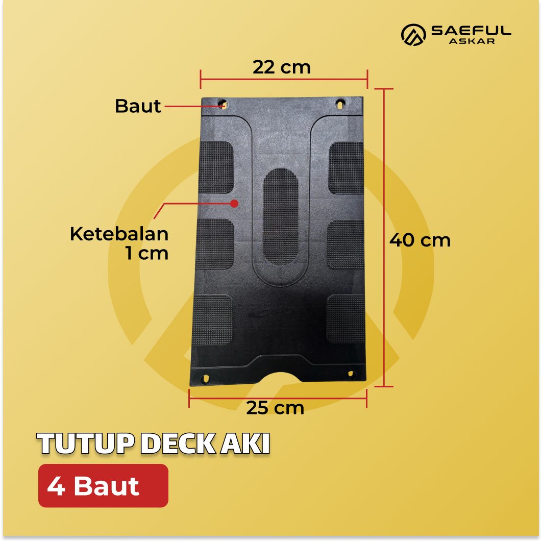 Tutup Baterai Deck Sepeda Listrik