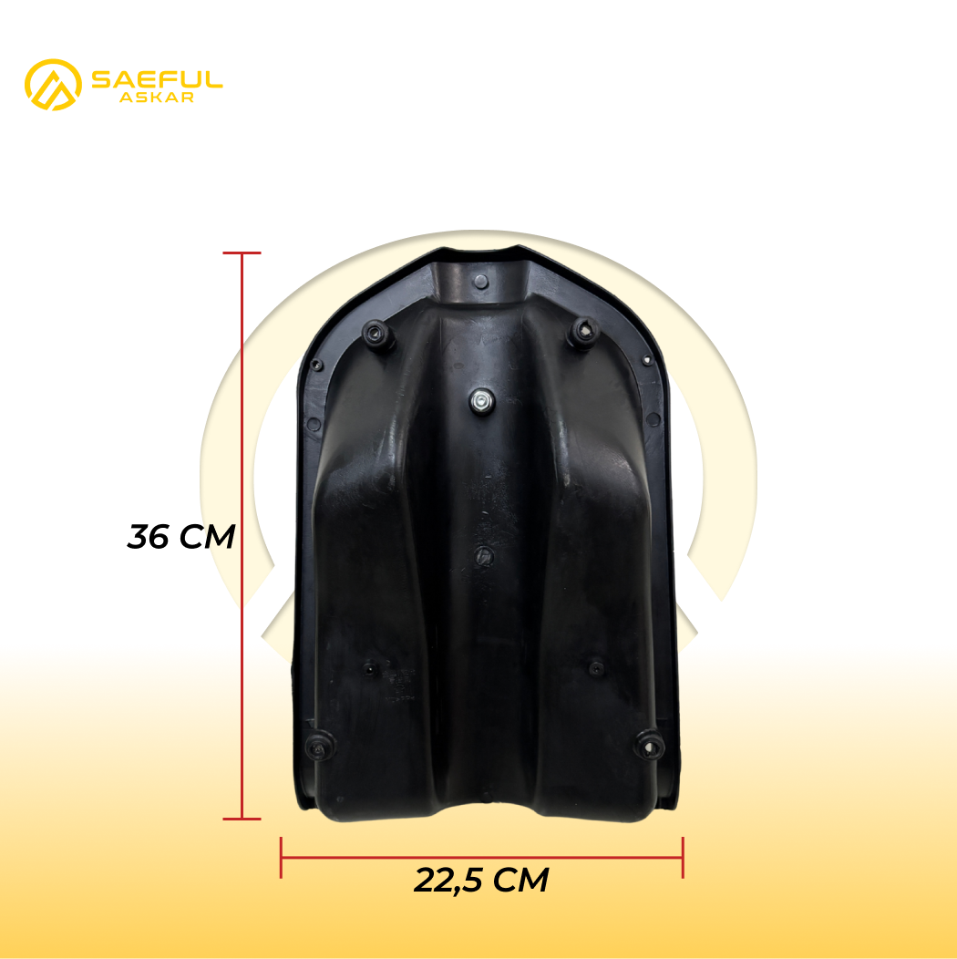 Dashboard Plastik Hitam Kasar