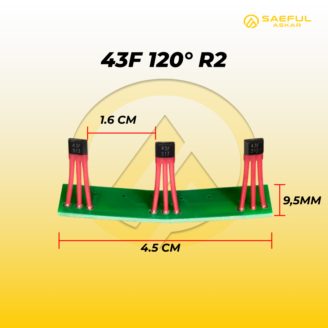 PCB 43F 120°  R2