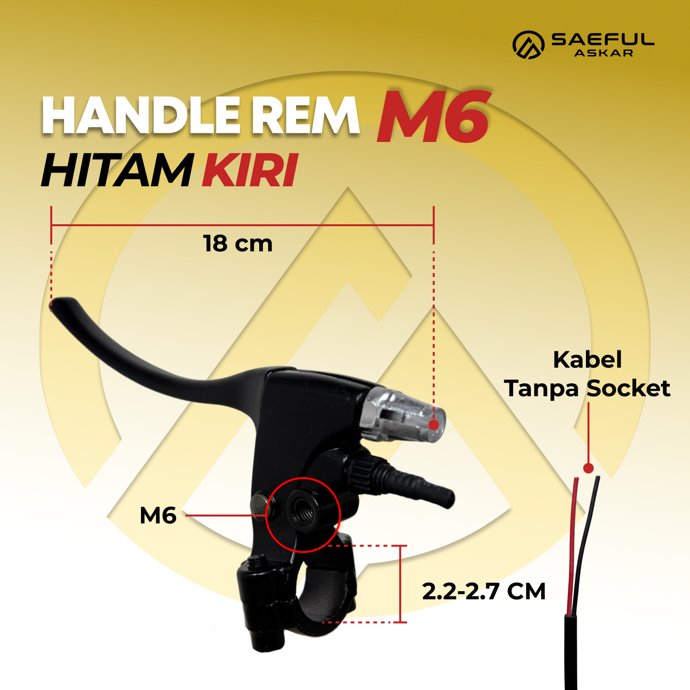 Handle Rem Sebelah TS