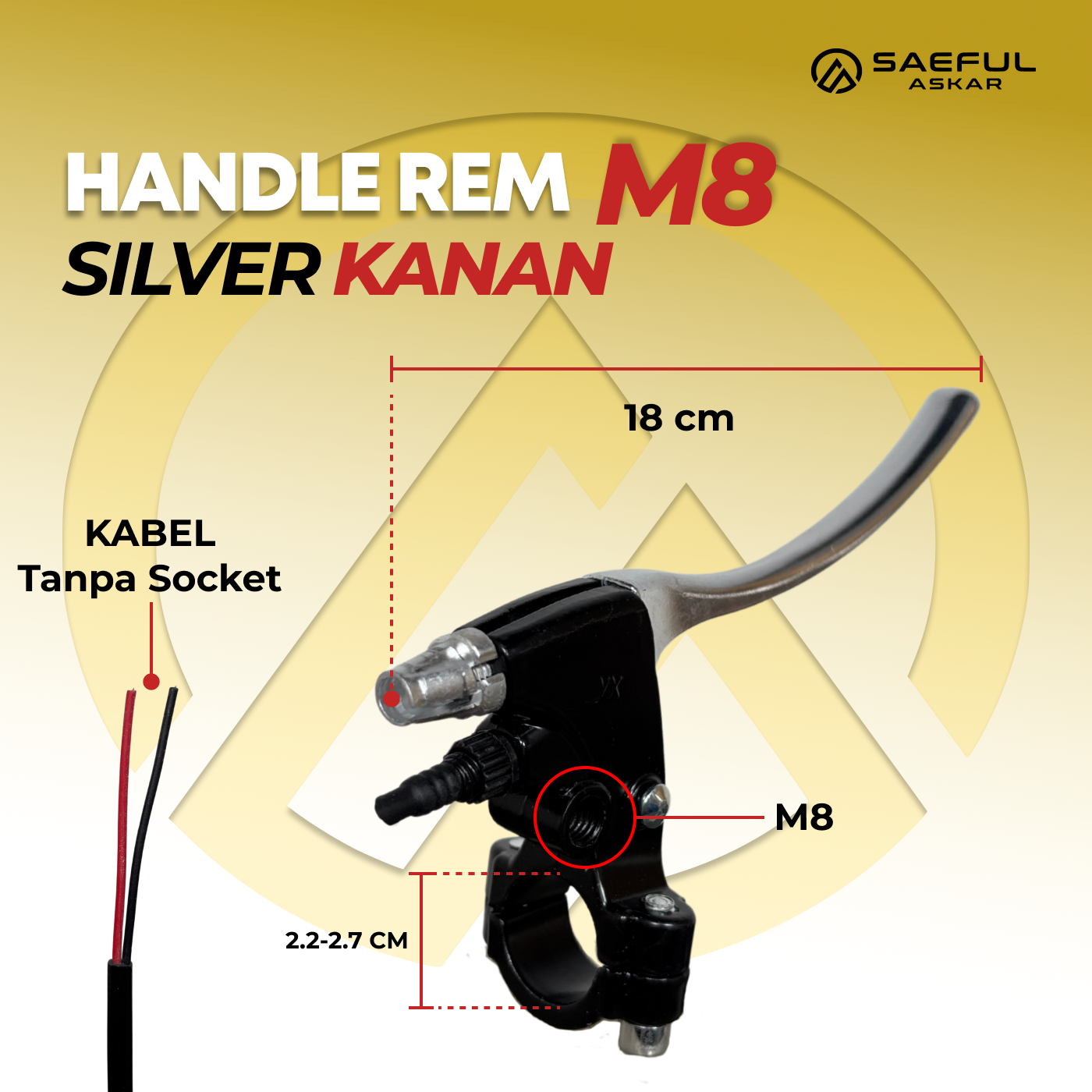 Handle Rem Sebelah TS