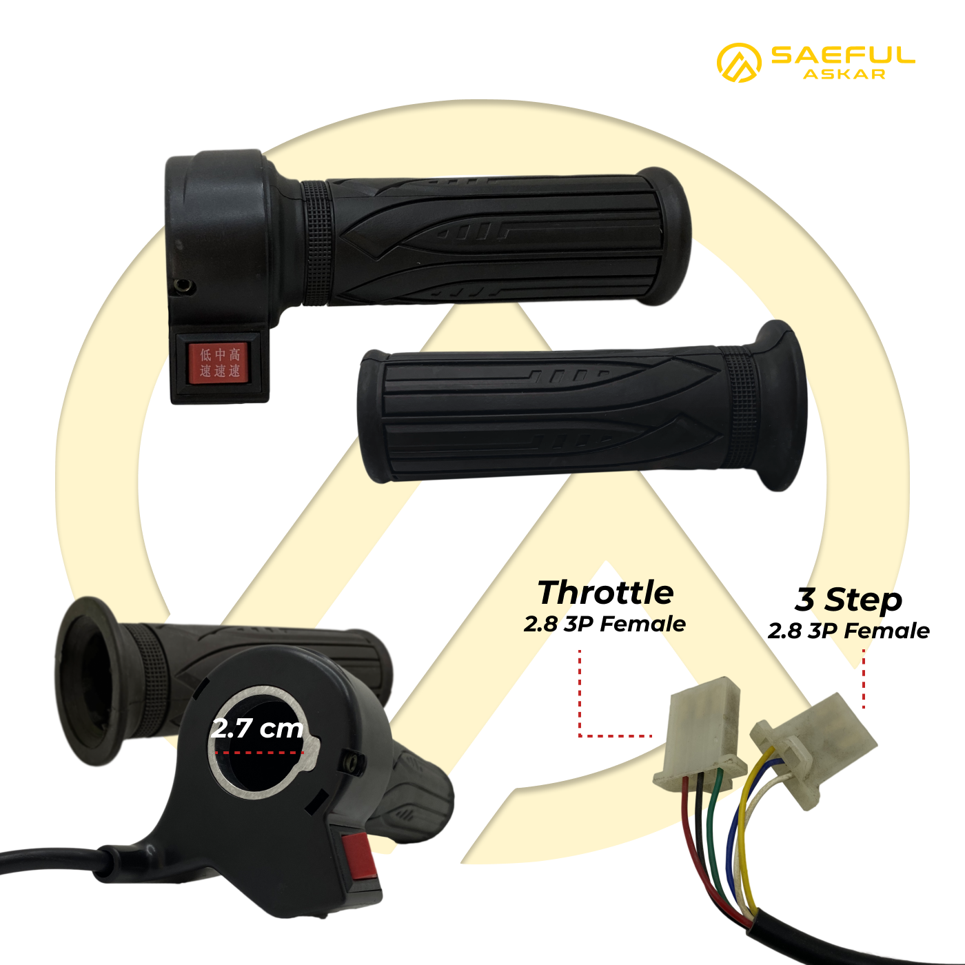[BUNDLING] Grip Gas Sepeda Listrik