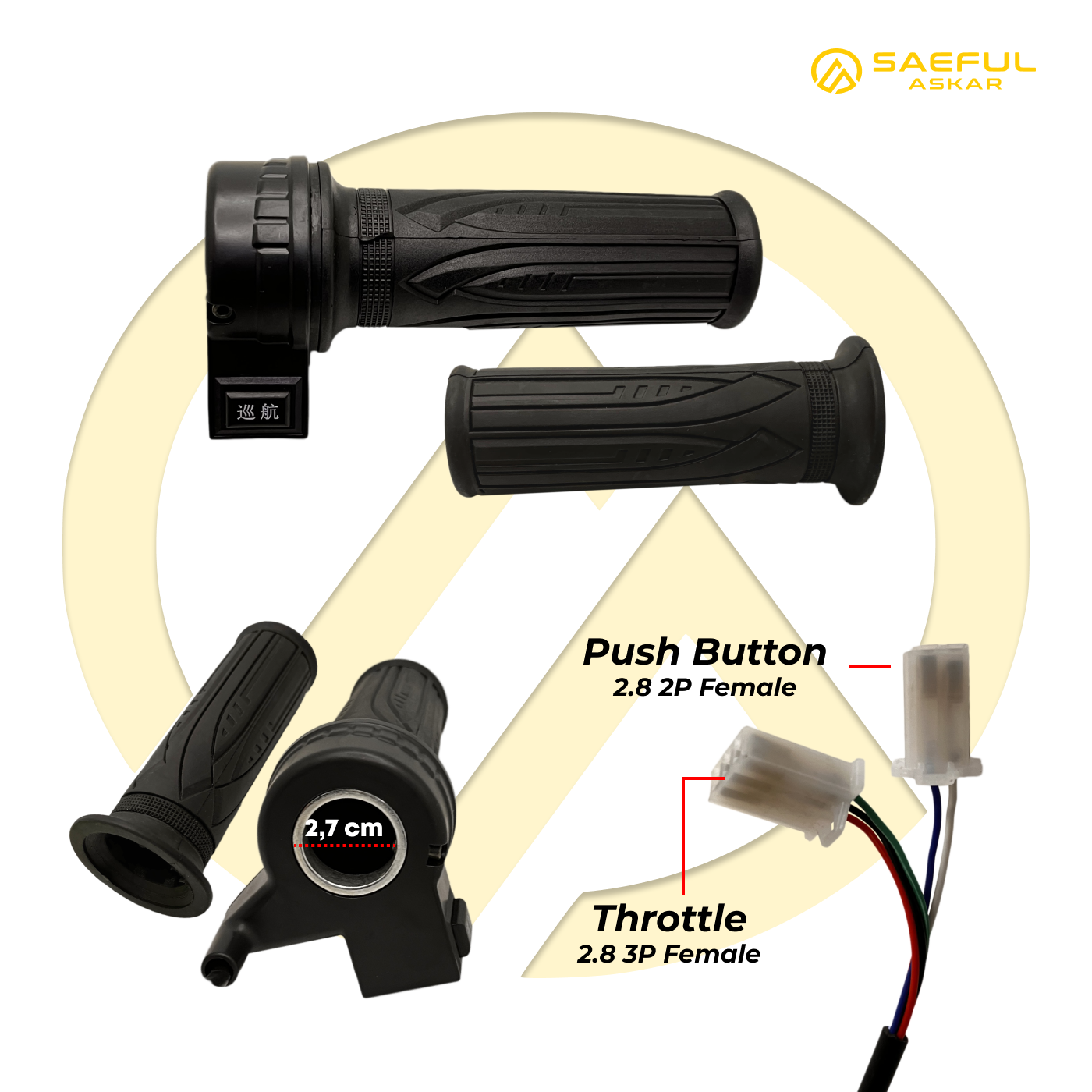 [BUNDLING] Grip Gas Sepeda Listrik