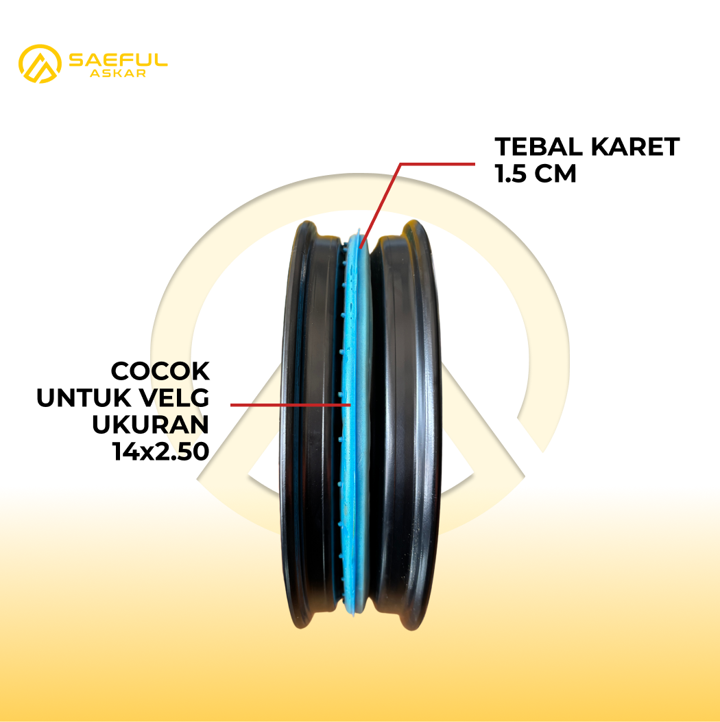 Karet Pelapis Ban Dalam 14 x2.50