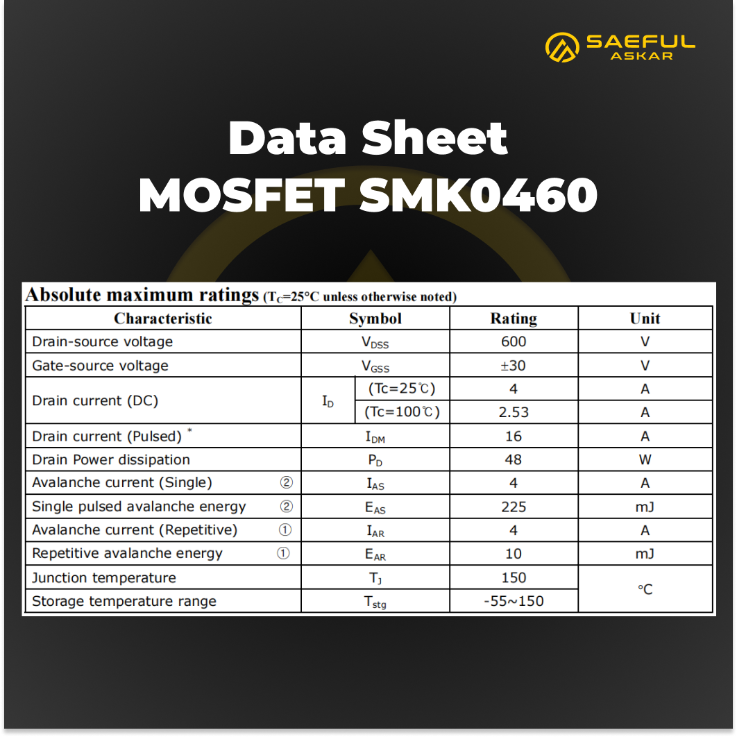 MOSFET SMK0460