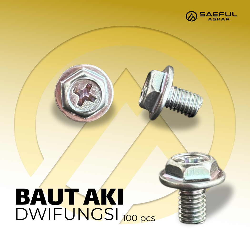 [Dus] Baut Ring Aki - 100pcs