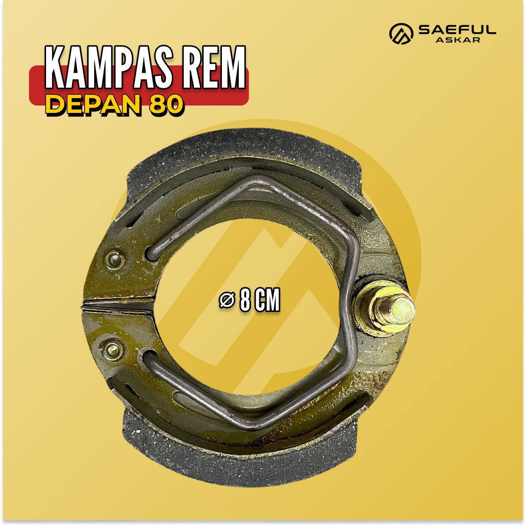 [Dus] Kampas Rem Belakang 80 - 20pcs