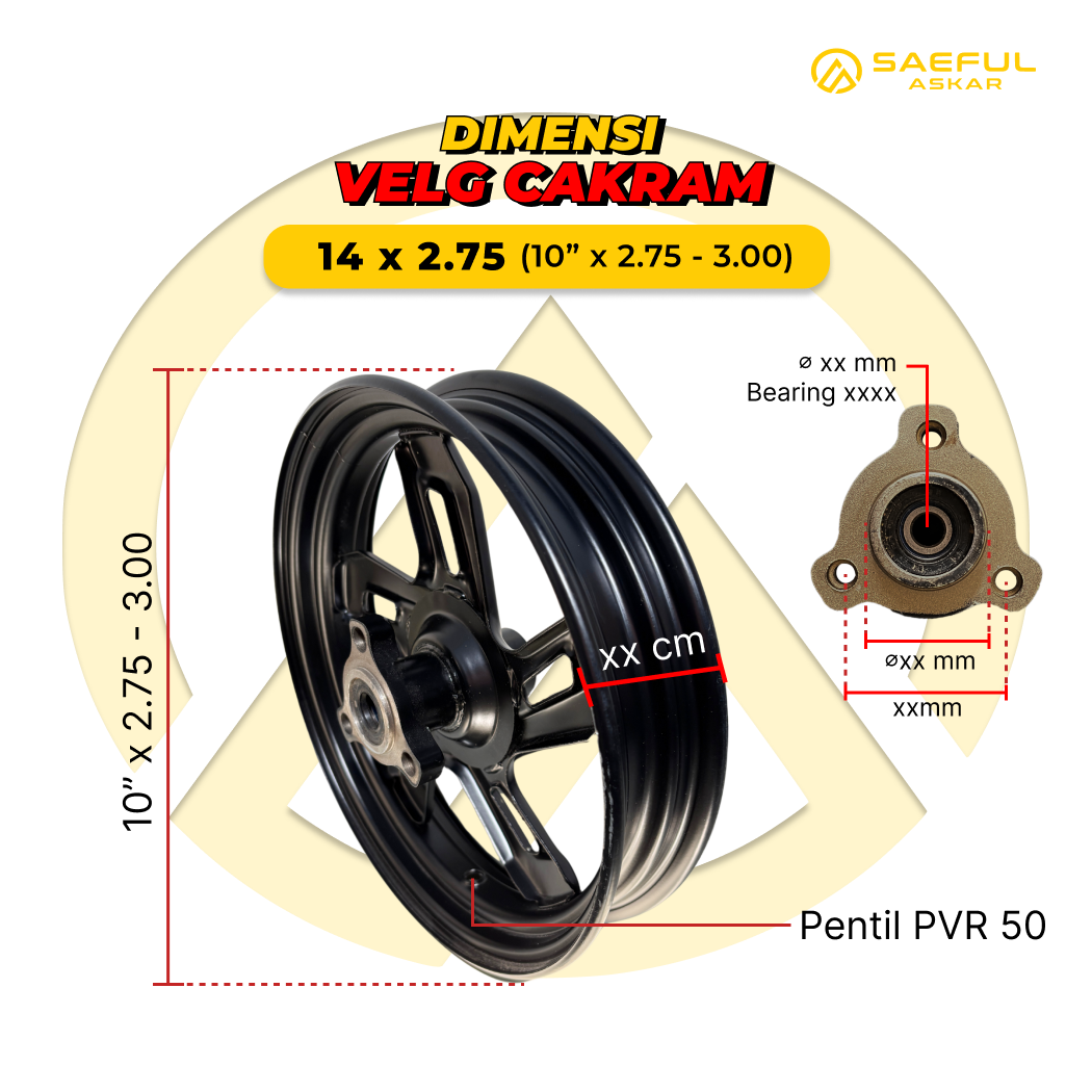 [Dus] Velg Besi -10pcs
