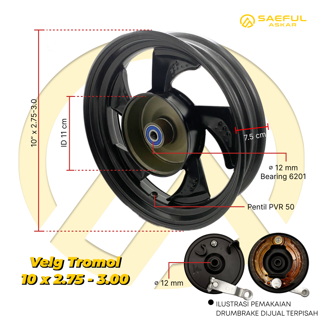 [Dus] Velg Besi -10pcs