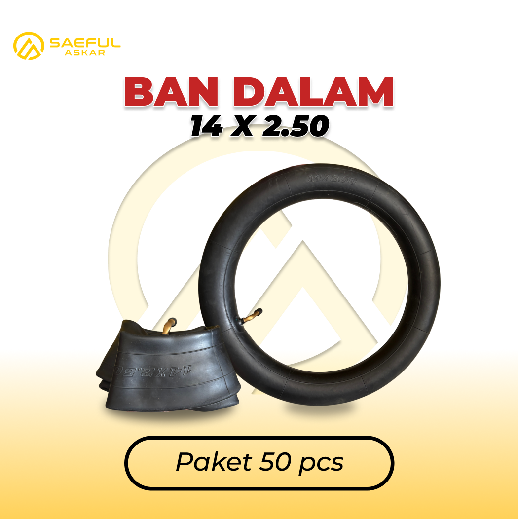 [Dus] Ban Dalam R14 14x2.50 - 50pcs