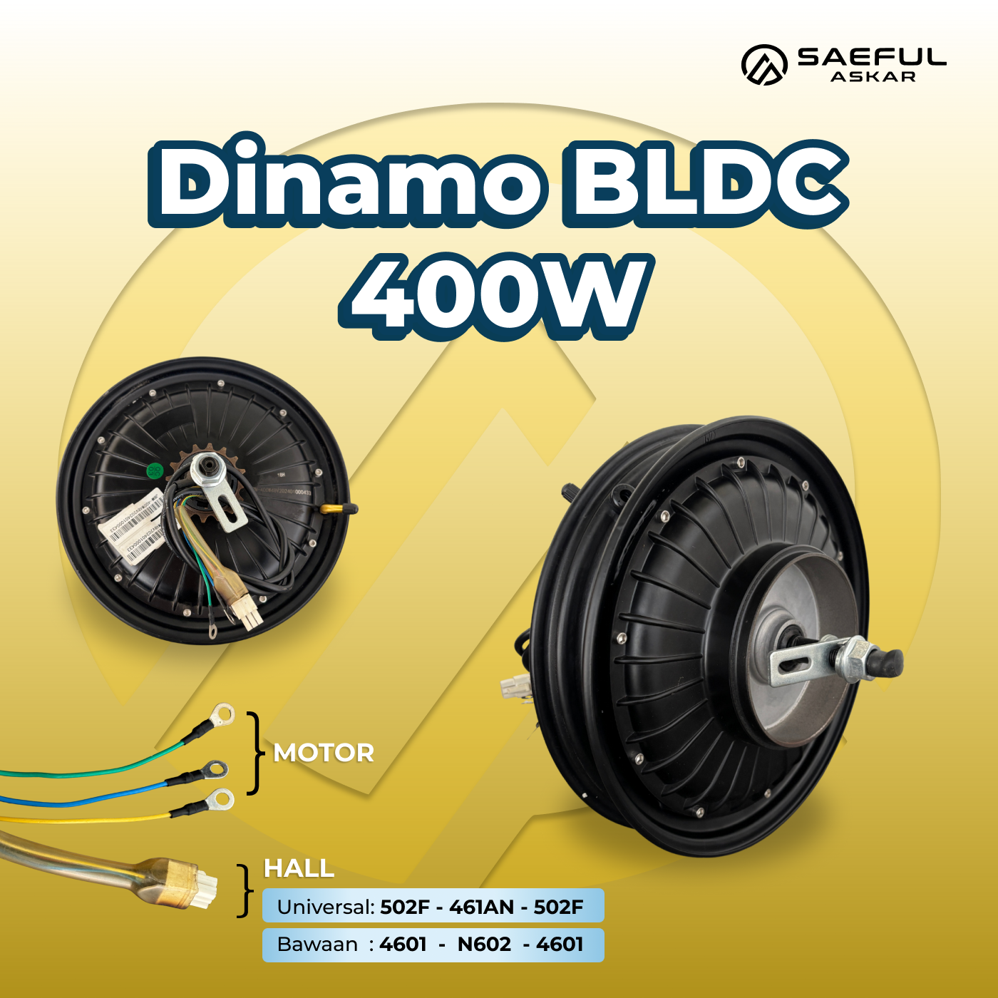 Dinamo BLDC 400W R14