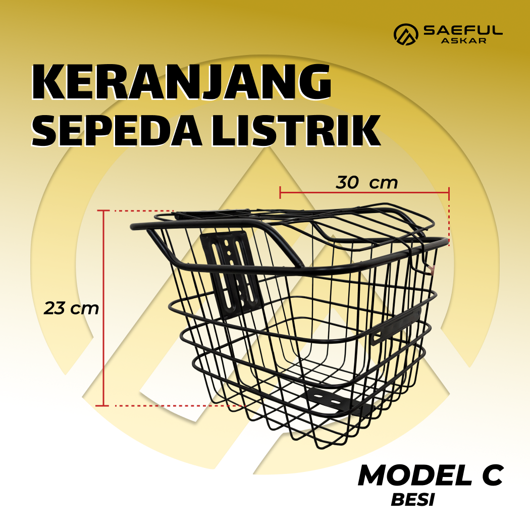 Keranjang Depan Besi