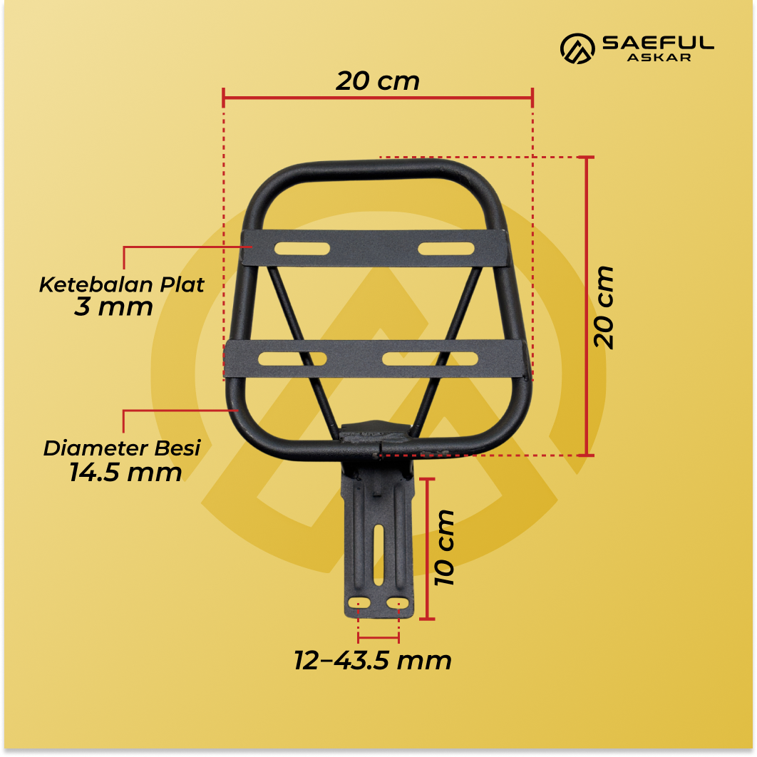 Breket Bagasi Belakang