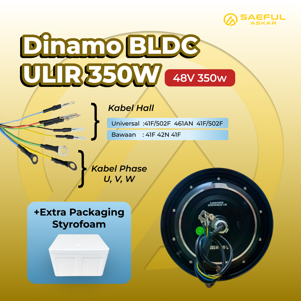 [Bundle] Dinamo BLDC 350W R14 + Styrofoam