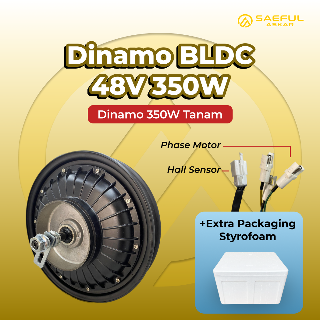 [Bundle] Dinamo BLDC 350W R14 + Styrofoam