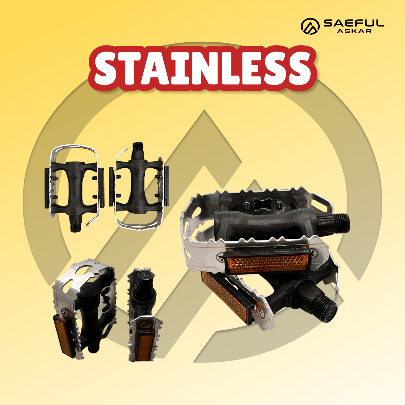 Pedal Sepeda Stainless