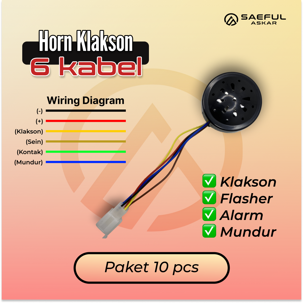 [Dus] Horn Kabel - 10pcs