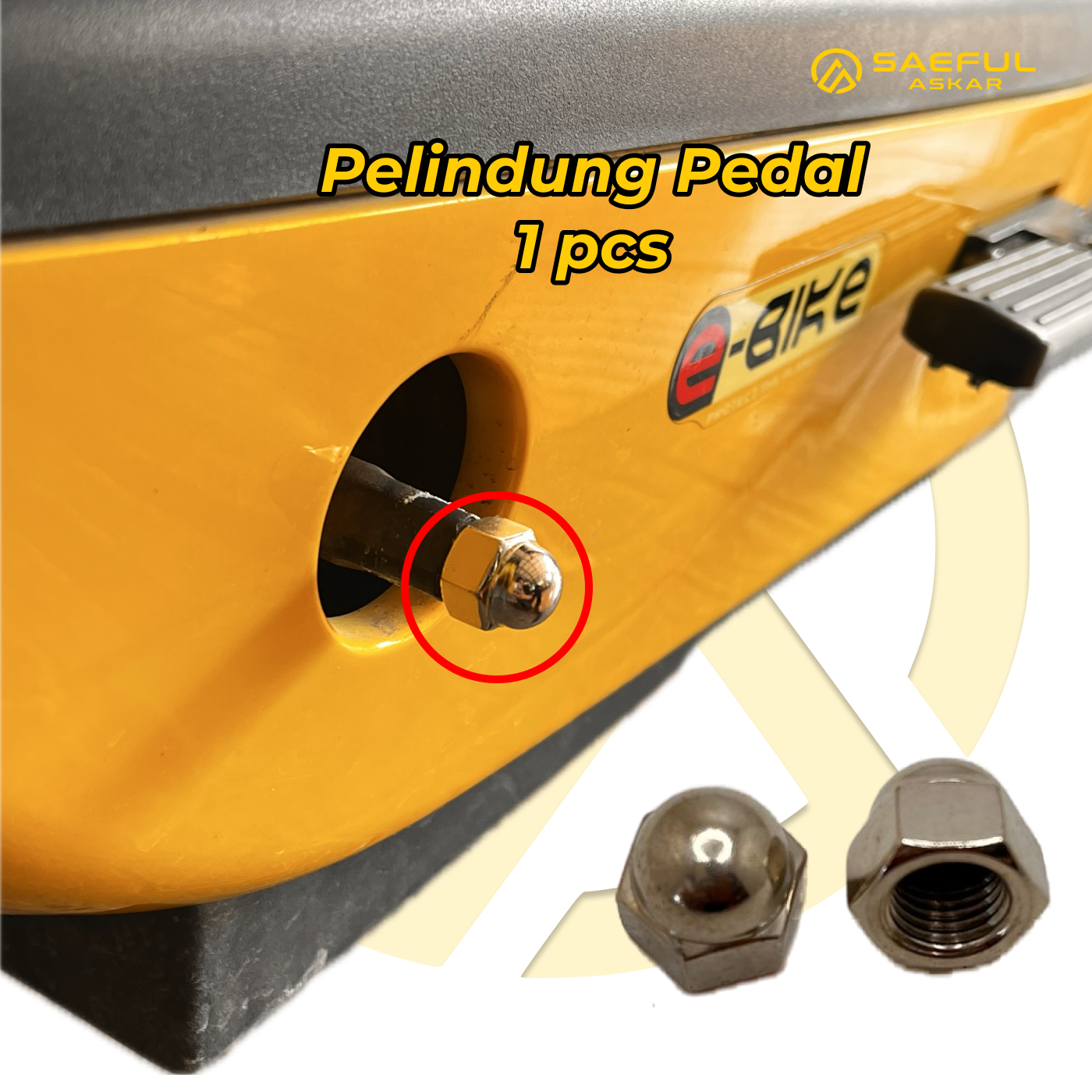 Mur Pelindung Pedal Crank