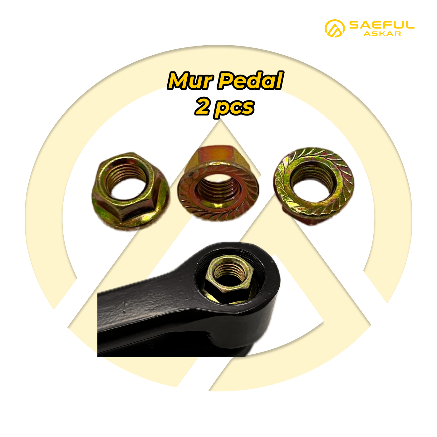 Mur Pelindung Pedal Crank