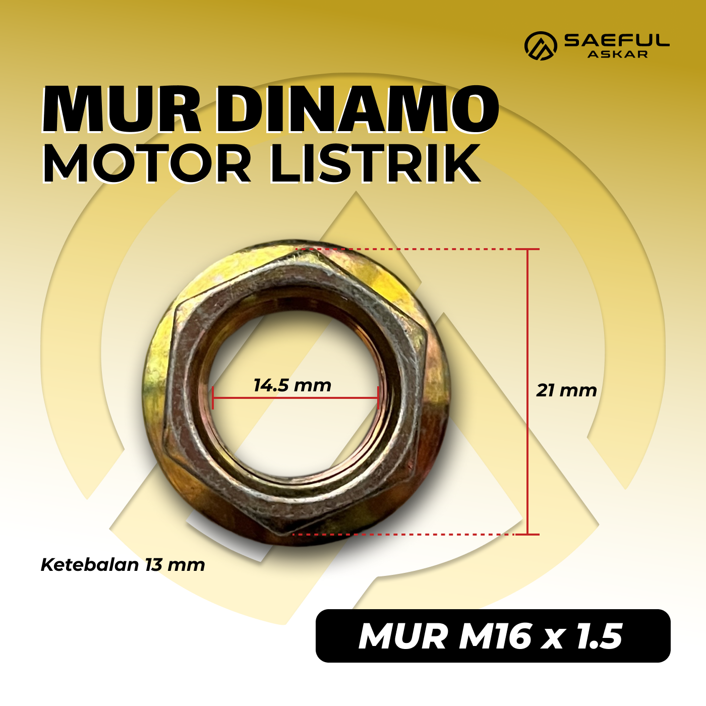 Mur Ring Plat