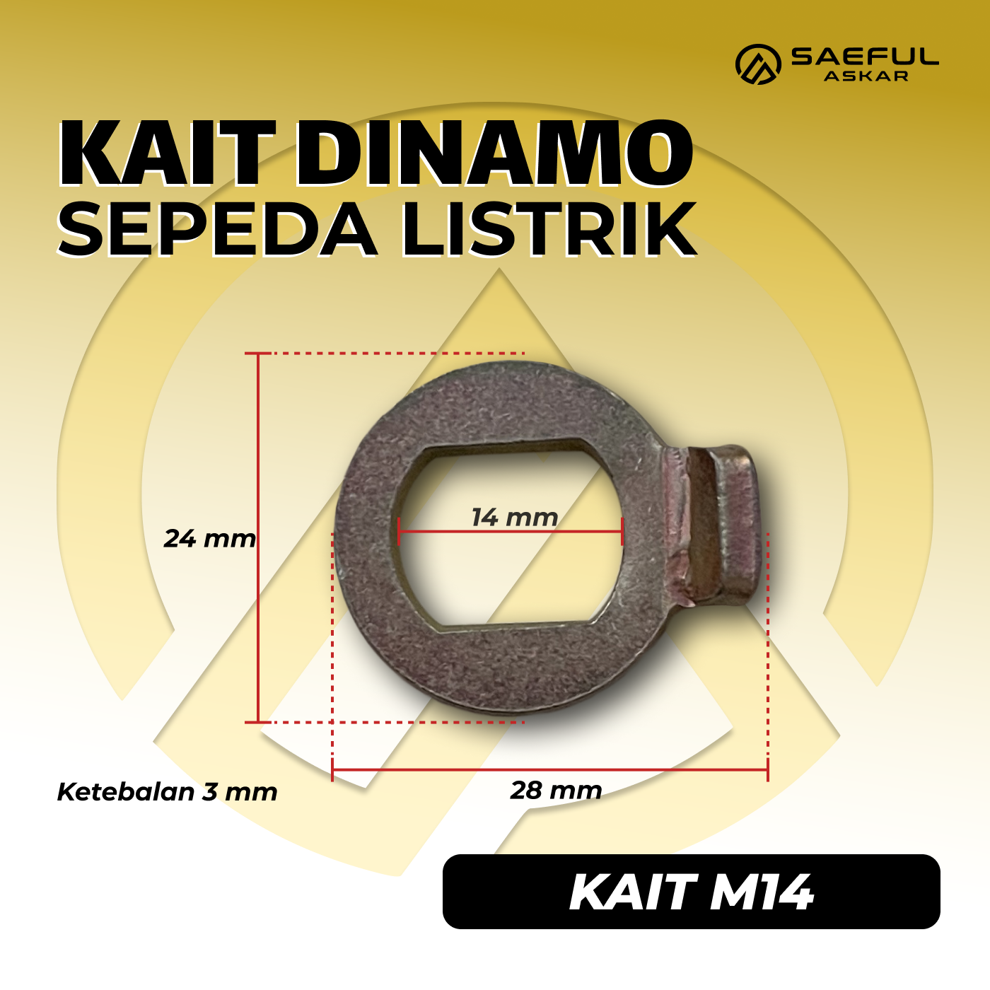 Mur Ring Plat