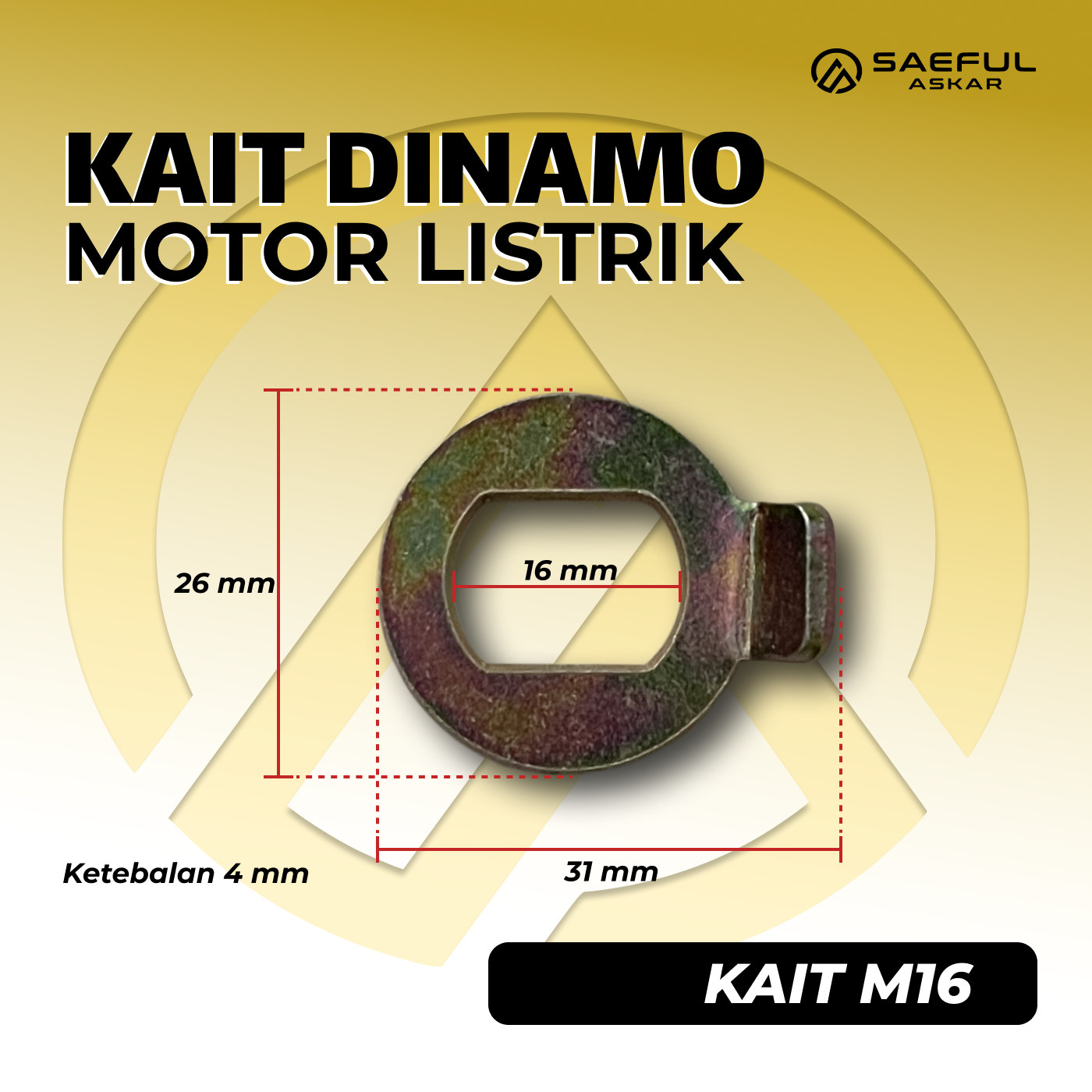 Mur Ring Plat