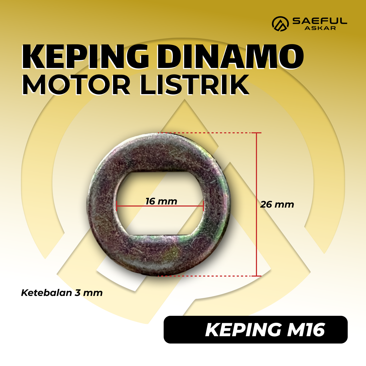 Mur Ring Plat