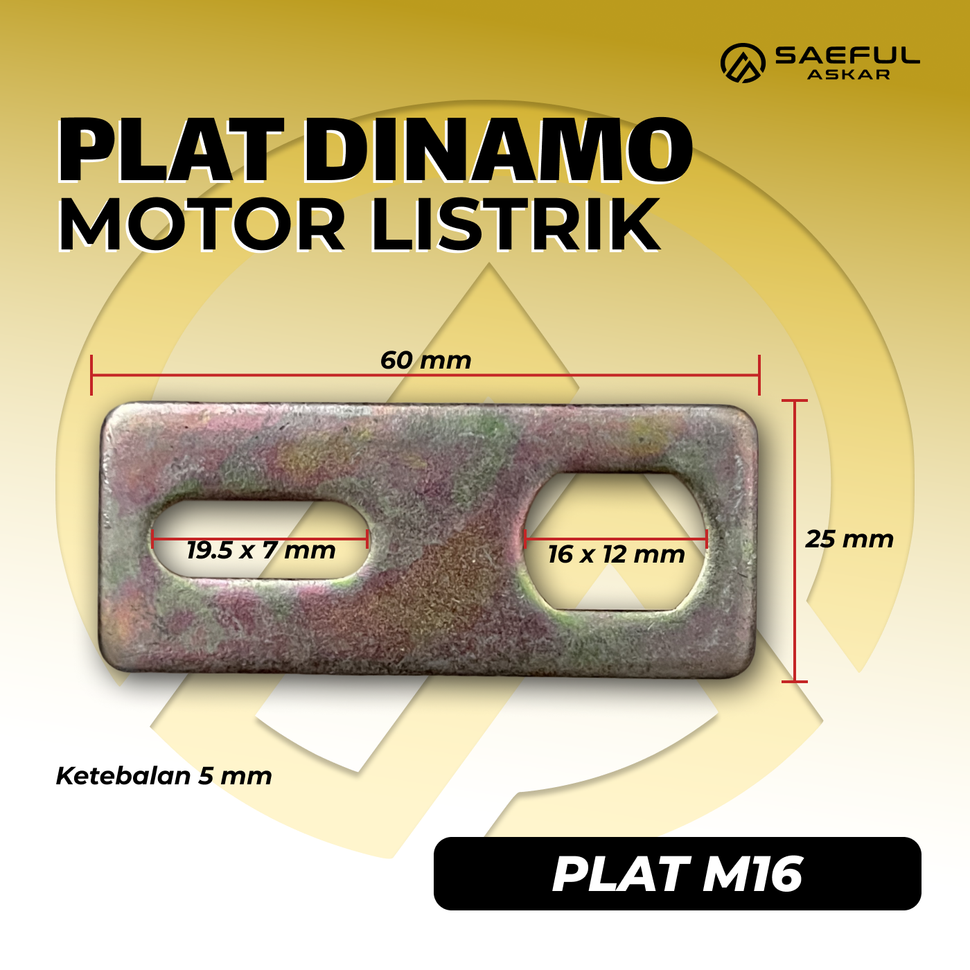 Mur Ring Plat