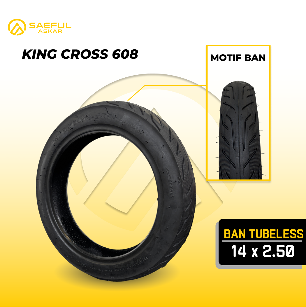 Ban Luar Tubeless Ring 10/14 King Cross