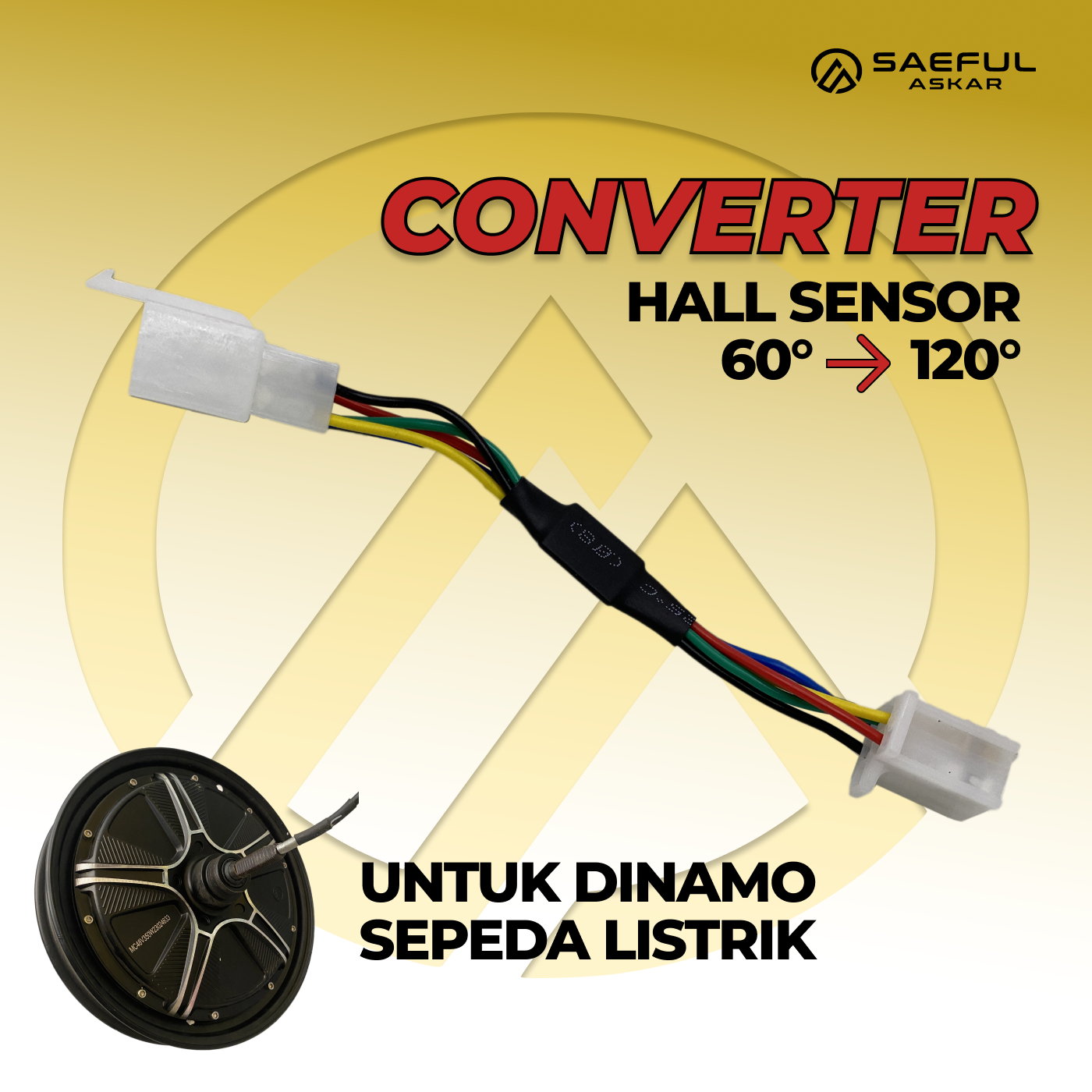 Converter Hall Sensor BLDC